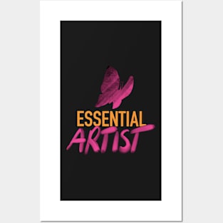 Essential ARTIST (on black) Posters and Art